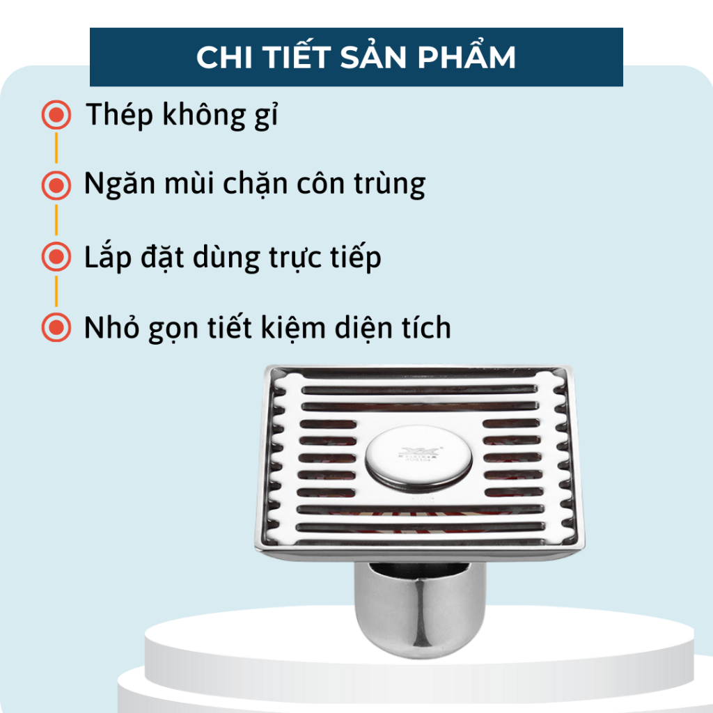 Bộ Chặn Cống Thoát Sàn BC011 BEBEHOUSE