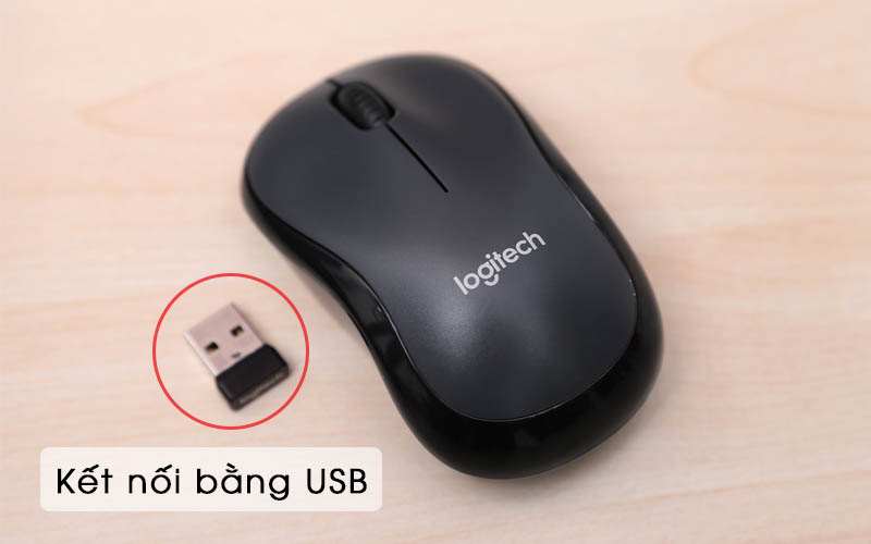 Chuột không dây Logitech Silent M220 Đen ( Like New )