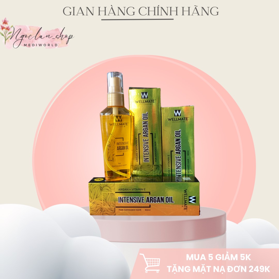 WELLMATE tinh dầu dưỡng tóc (60ml) - Chính Hãng