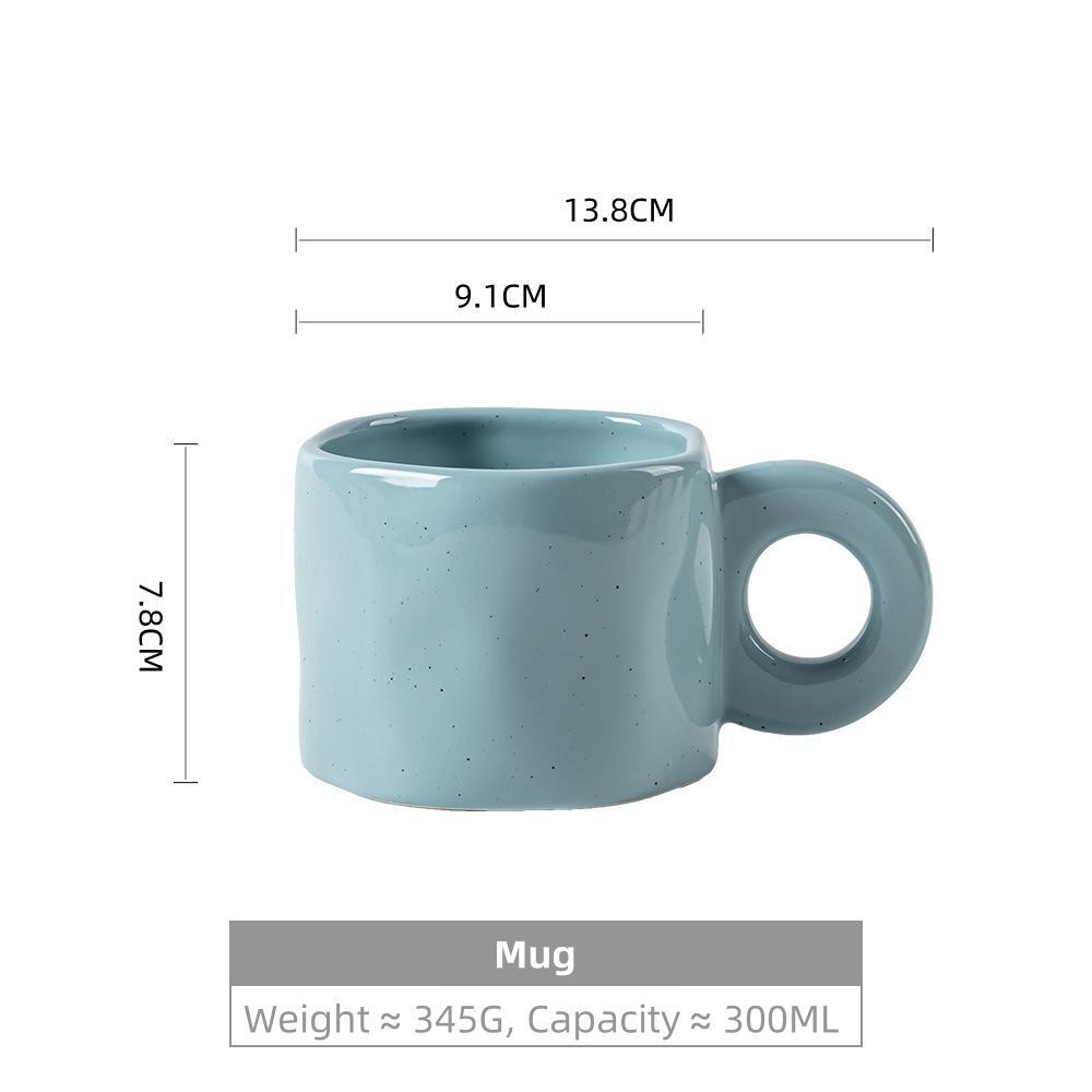 Omk 300ml nordic modern style ceramic mug coffee cup