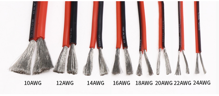 Two Color Copper Wire 【Shop the Latest Trends】Red and Black Silicone Wire Flexible Parallel ...