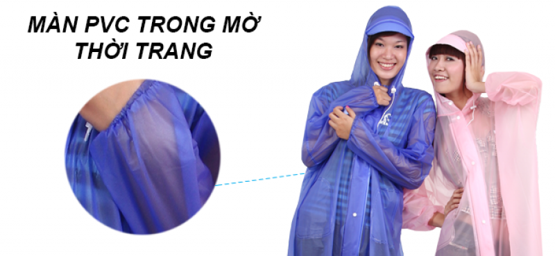 Raincoat with Zippers in Color (Random Color Delivery)