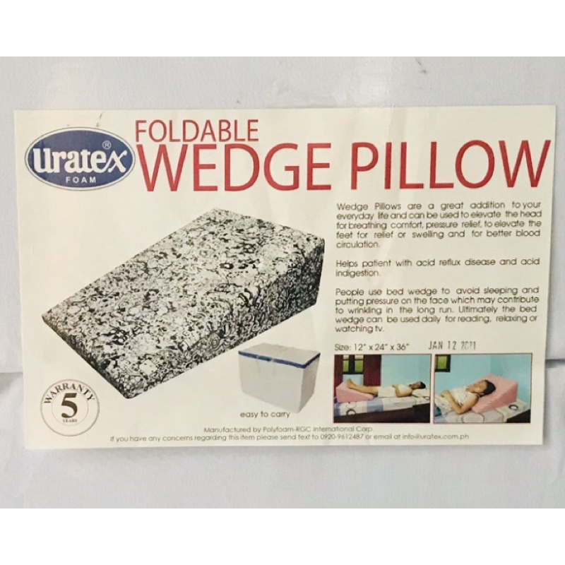 Lazada uratex hotsell wedge pillow