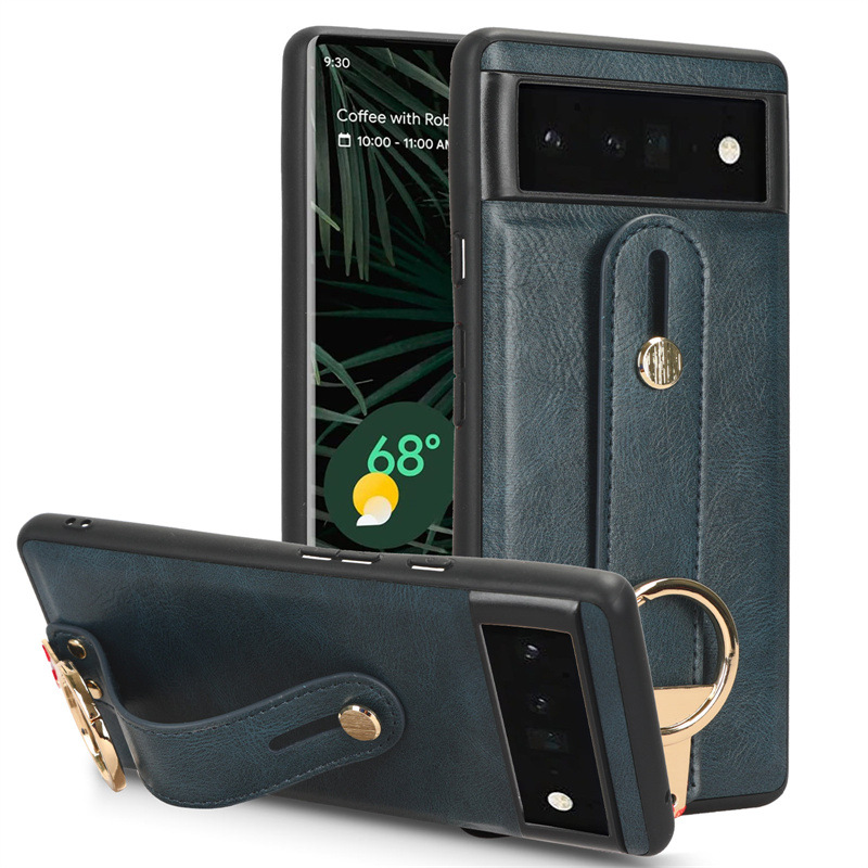 Google%20Pixel%206%20Phone%20Case,Wristband%20Strap%20Kickstand,handstrap%20Grip%20Loop%20Strap%20Leather%20Case%20for%20Google%20Pixel%206%20-%20Image%204