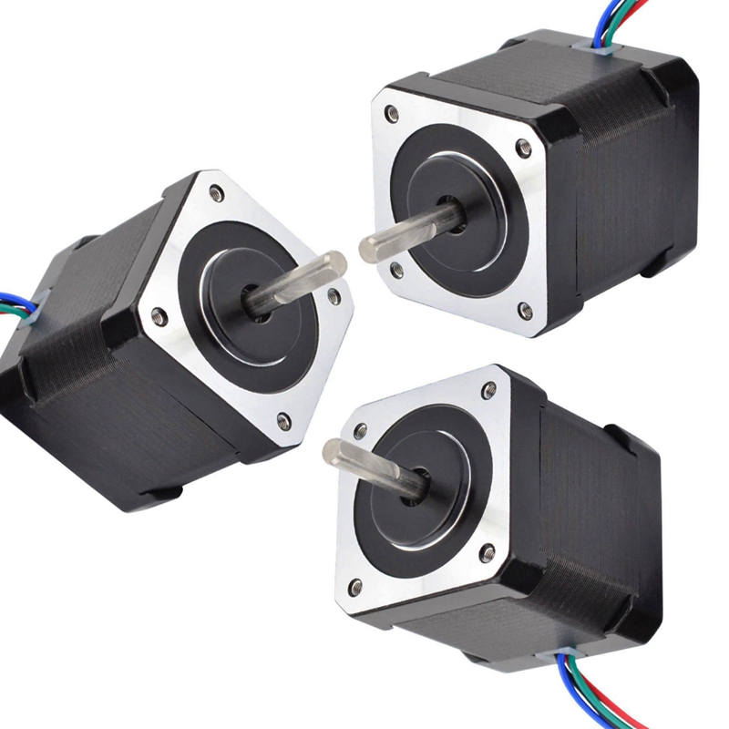 4x nema 17 stepper motor 48mm nema17 motor 42bygh 2a 4-lead motor 1m cable for 3d printer cnc xyz motor