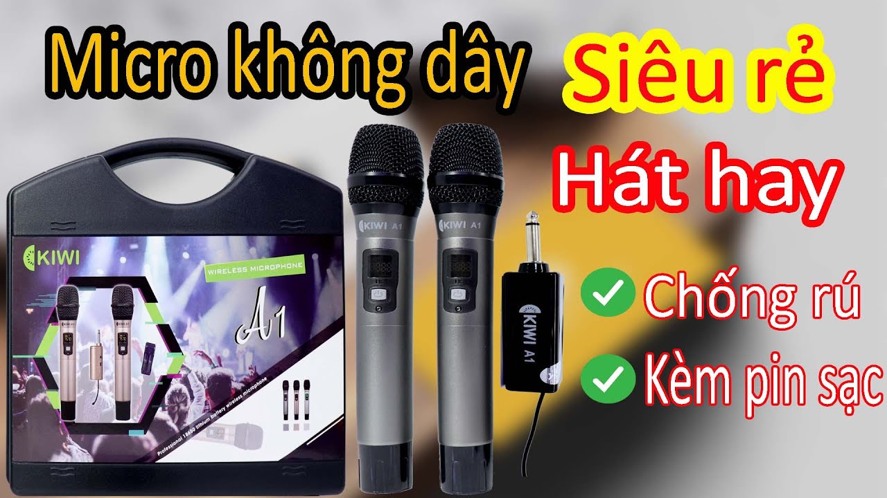 Micro không dây Kiwi A1 chính hãng