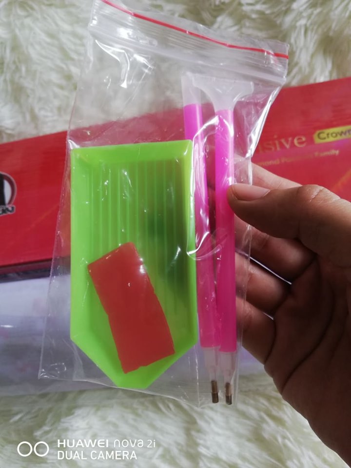 TRANH ĐÍNH ĐÁ 5d tự làm CHA MẸ VS260 (90X55)