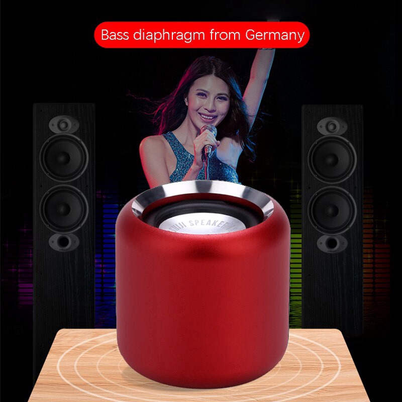 Super-mini Portable Bluetooth Speaker Best Sound Bass Remote Shutter Control Small Wireless Speaker Boombox for iPhone Xiaomi
