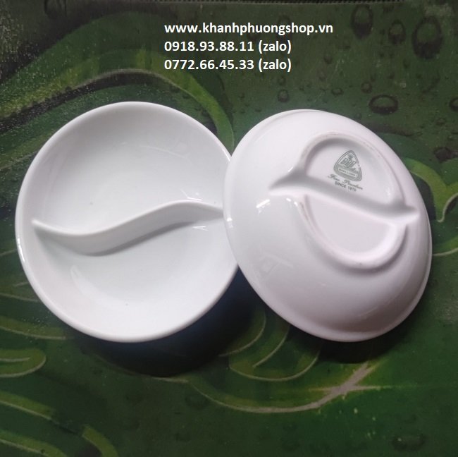 chén đựng nước chấm sứ minh long - chén nước chấm sứ Minh Long