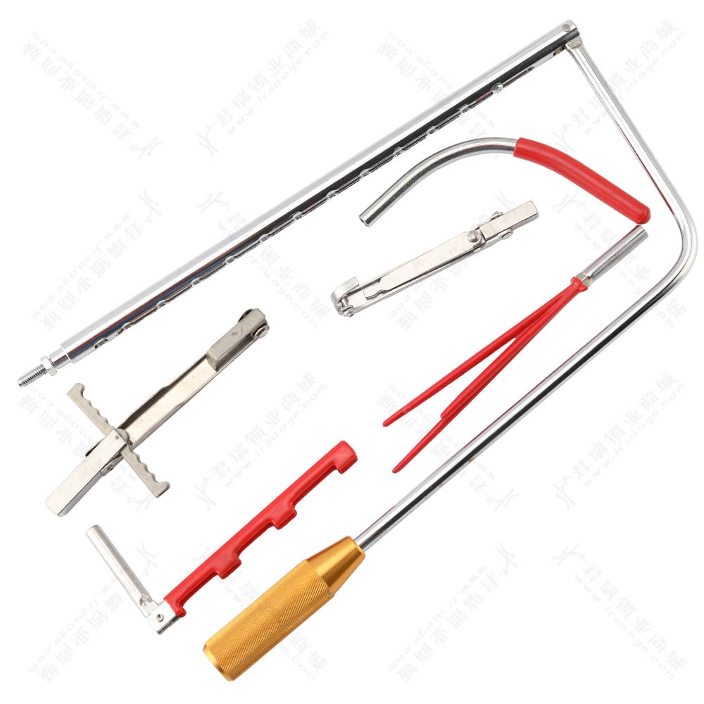 JMCKJ Anti-Theft Door Open Tool Peep Hole Hooks House Repair Tool Locksmith Tool Five-Head Retractable Cat Eye Tool