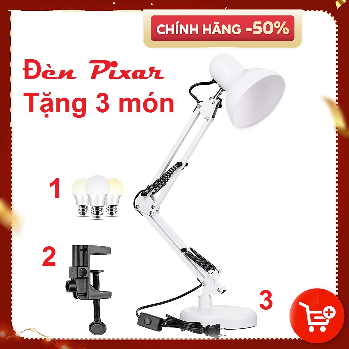 Đèn bàn học chống cận thị, đèn đọc sách, đèn ngủ, đèn trang trí, đèn pixar - Chính hãng dododios