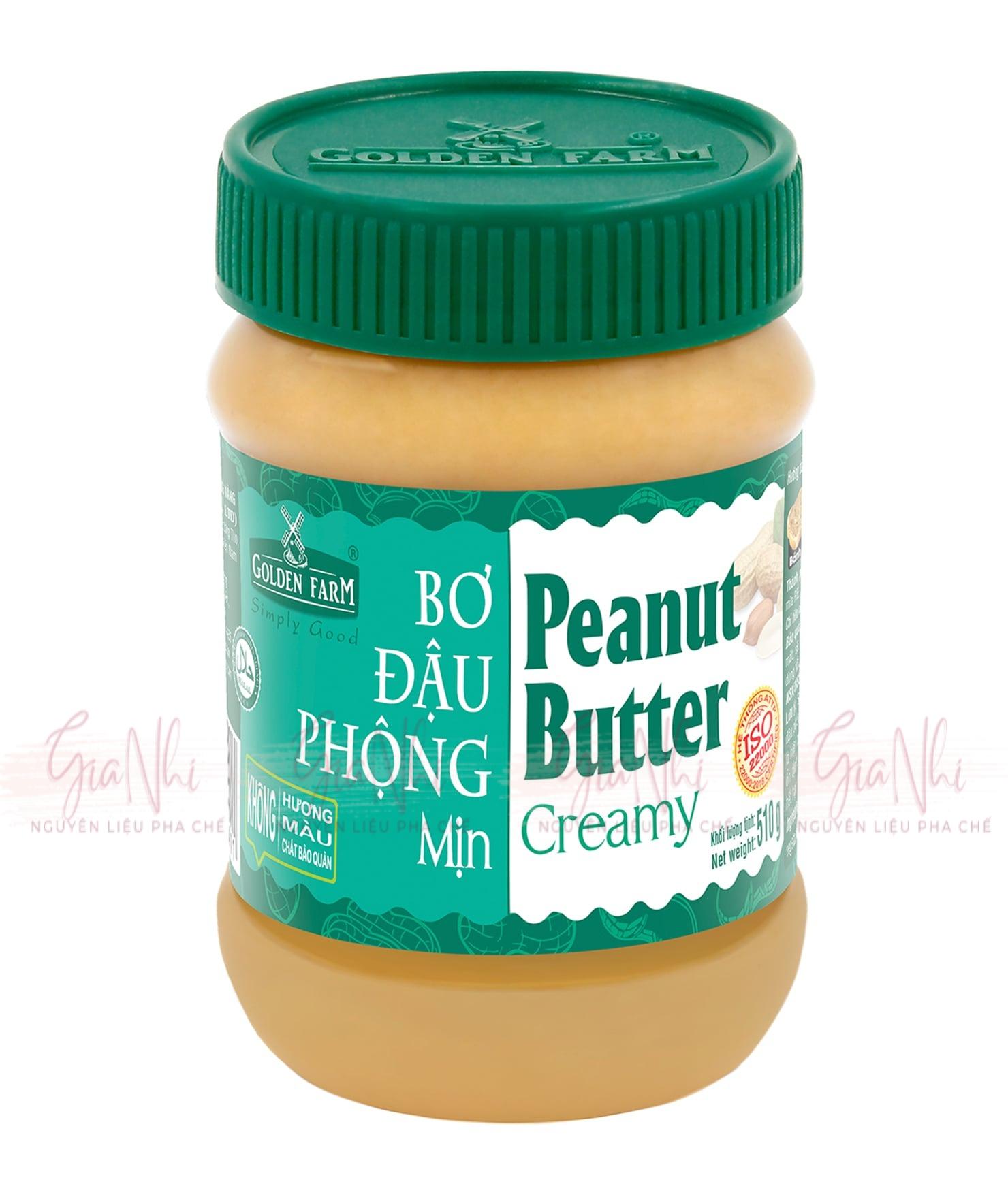 Bơ đậu phộng mịn Golden Farm