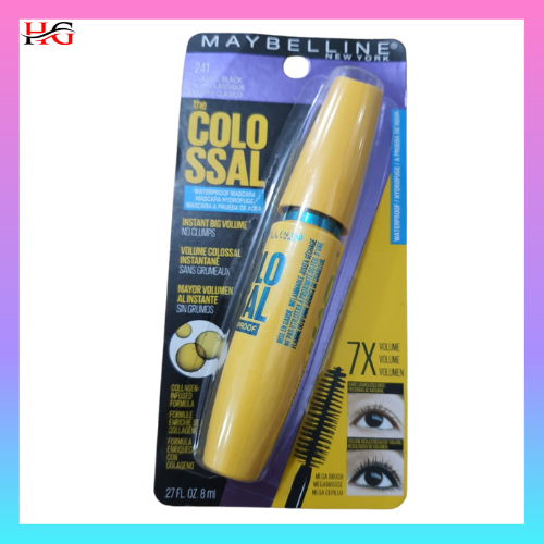 mascara maybeline vàng cong dày dài mi
