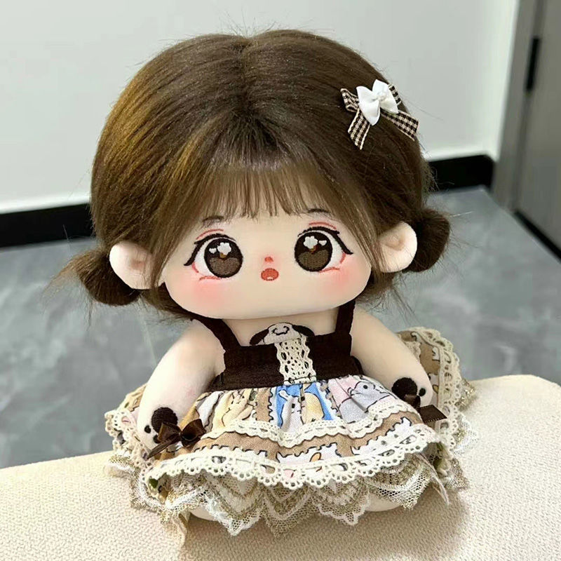 Búp bê bông hoa nhỏ 20cm búp bê sang trọng, búp bê có thể thay đổi cho bé gái, quà tặng cho bạn gái đại học