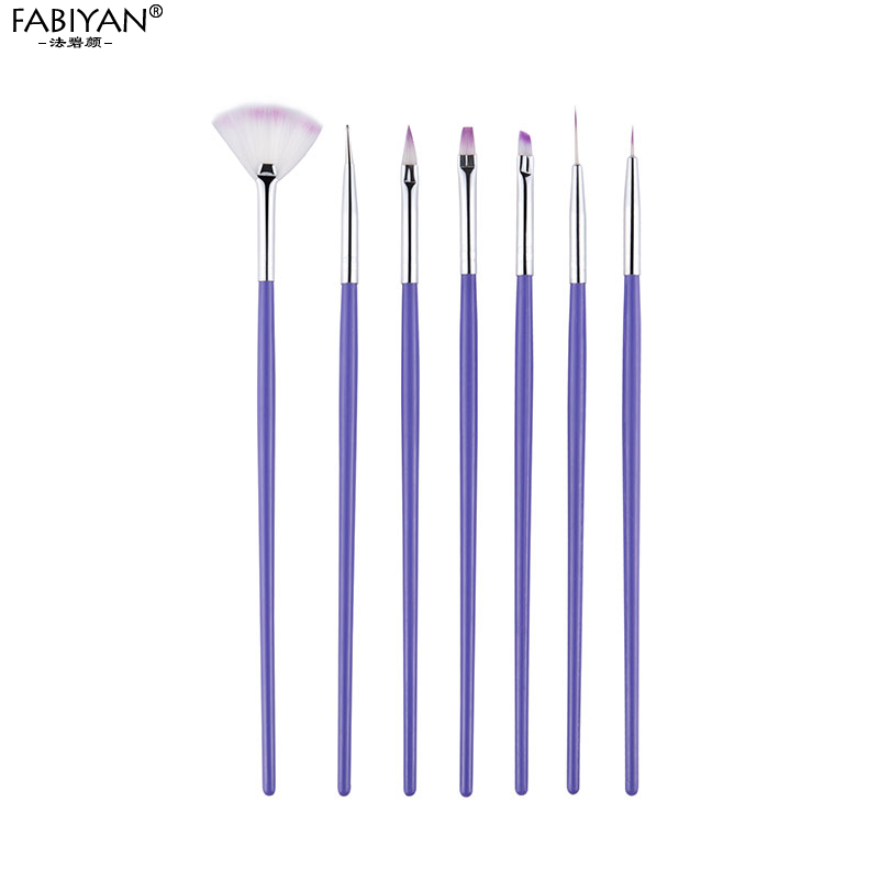 7Pcs  Nail Brushes Nail Art Painting Pen