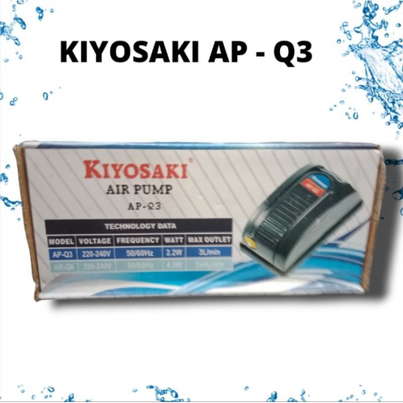 Aerator Airpump Udara KIYOSAKI AP Q3