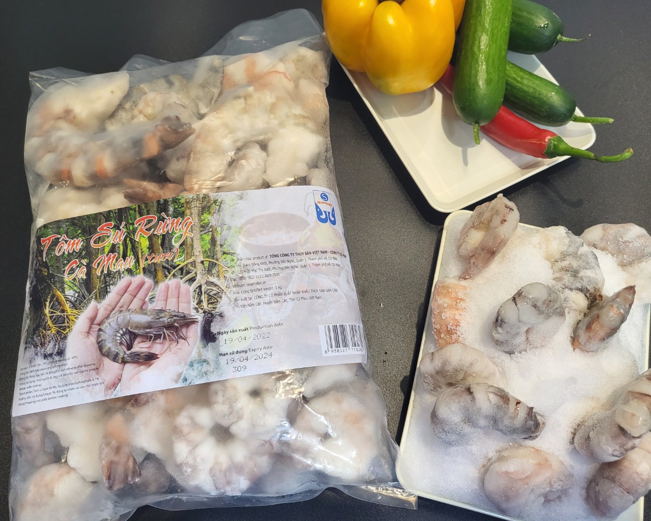 Tôm sú vụn tươi - Túi 1kg