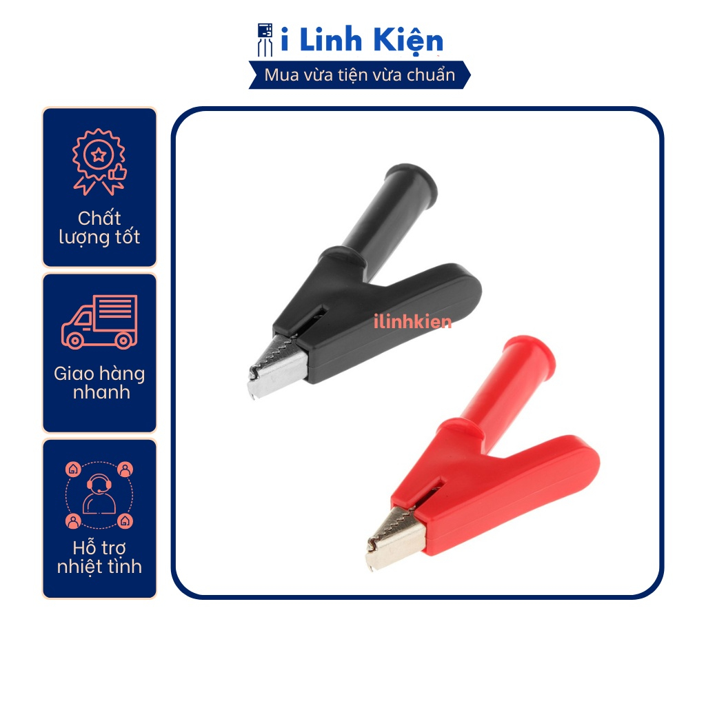 Kẹp cá sấu loại tốt 1 cặp chất lượng cao.