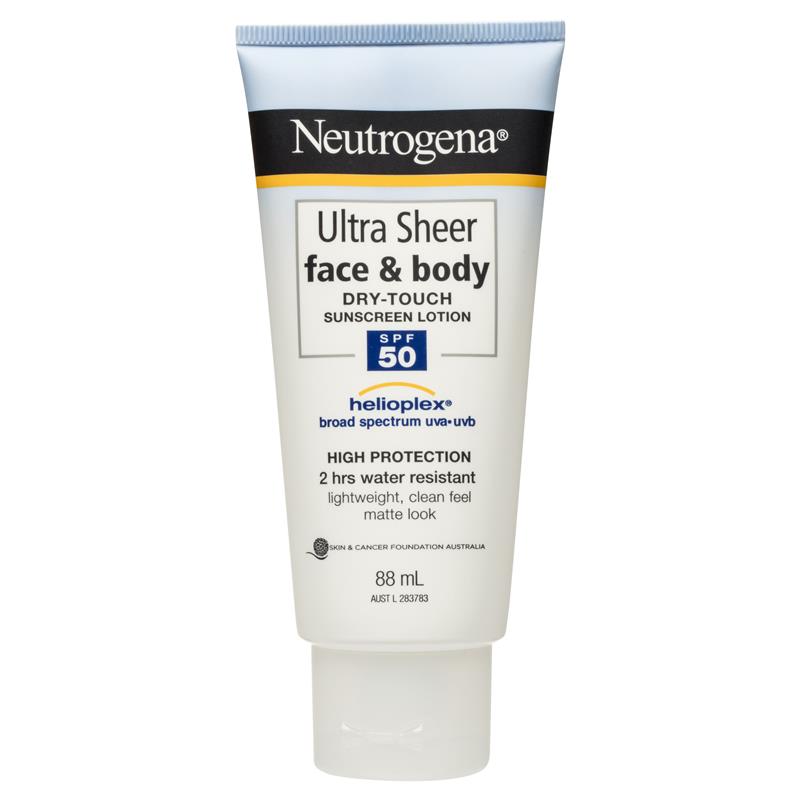 neutrogena dry touch face sunscreen