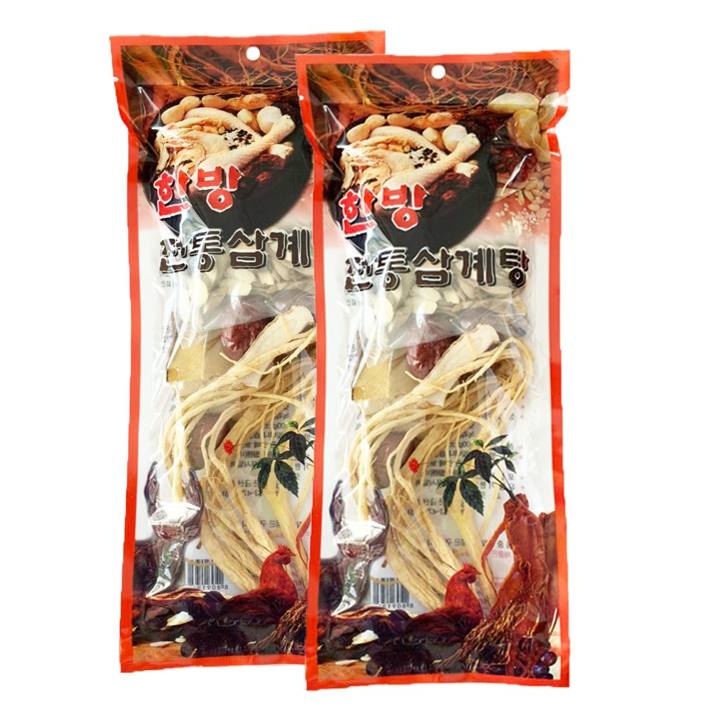 Combo 2 Gói Dược Thảo Rễ Hồng Sâm khô Korea 100g/gói