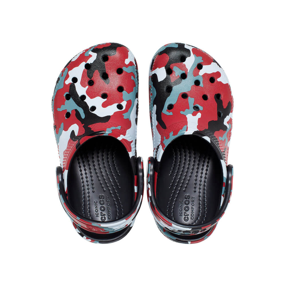 Giày Clog Trẻ em Crocs Toddler Camo Classic - 207593-063