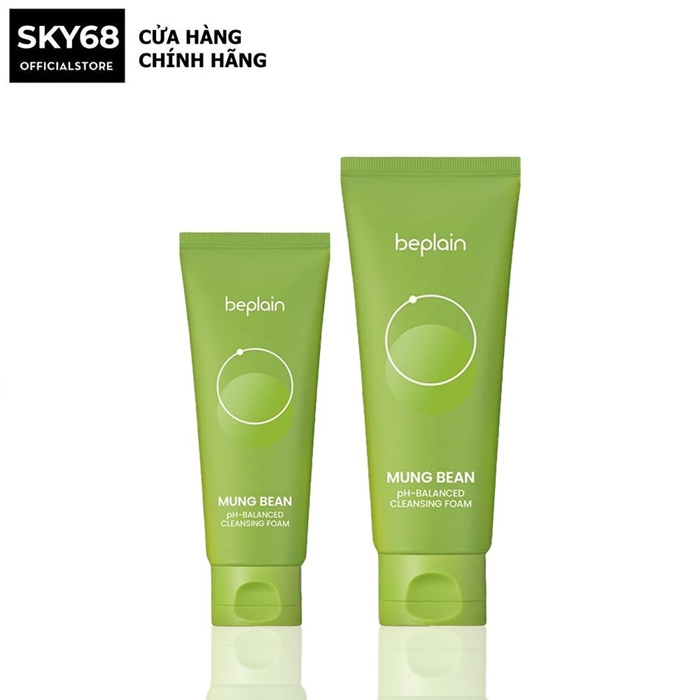 Sữa rửa mặt Beplain Mung Bean pH-Balanced Cleansing Foam 80ml/160ml