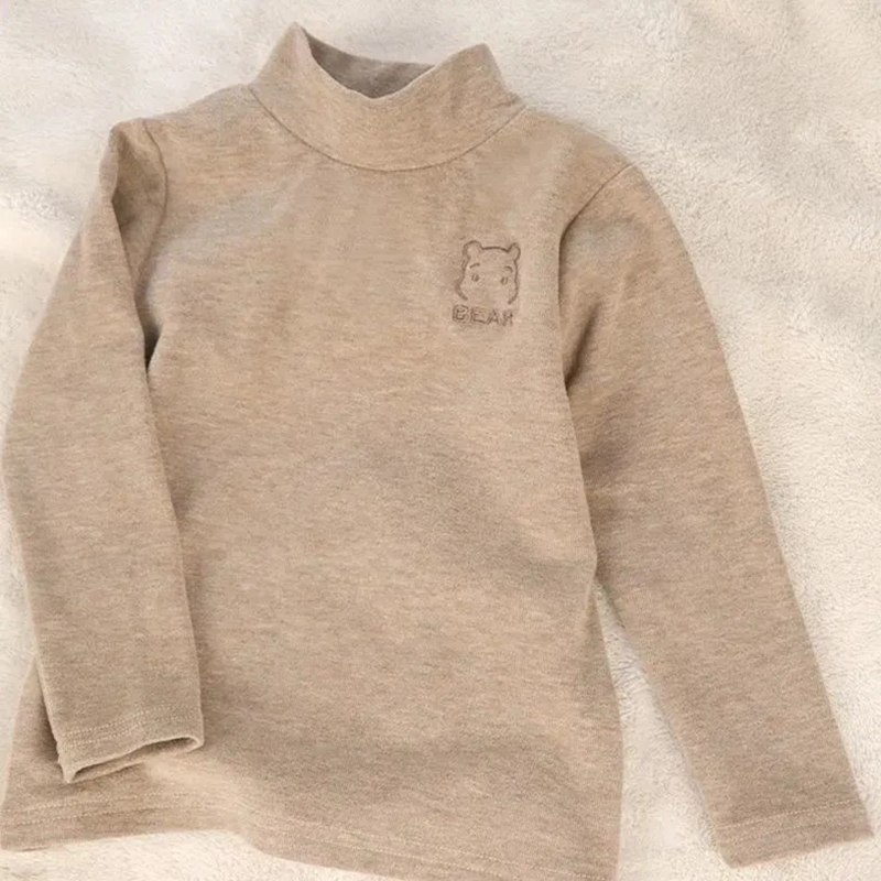 Insular Children's sweater, half turtleneck Warm inner layer T-shirt Long-sleeve base layer