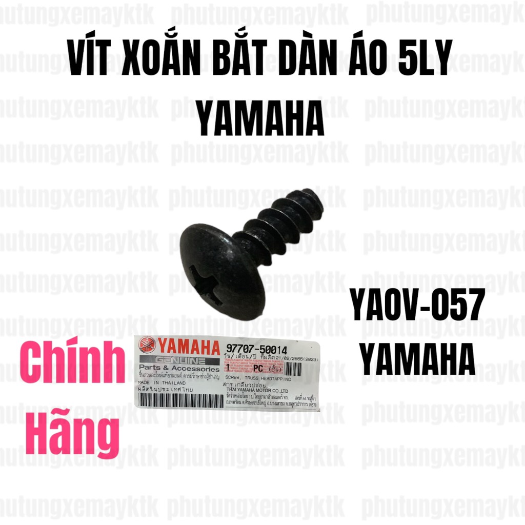 Vít xoắn bắt dàn áo 5ly xe yamaha yaov-057