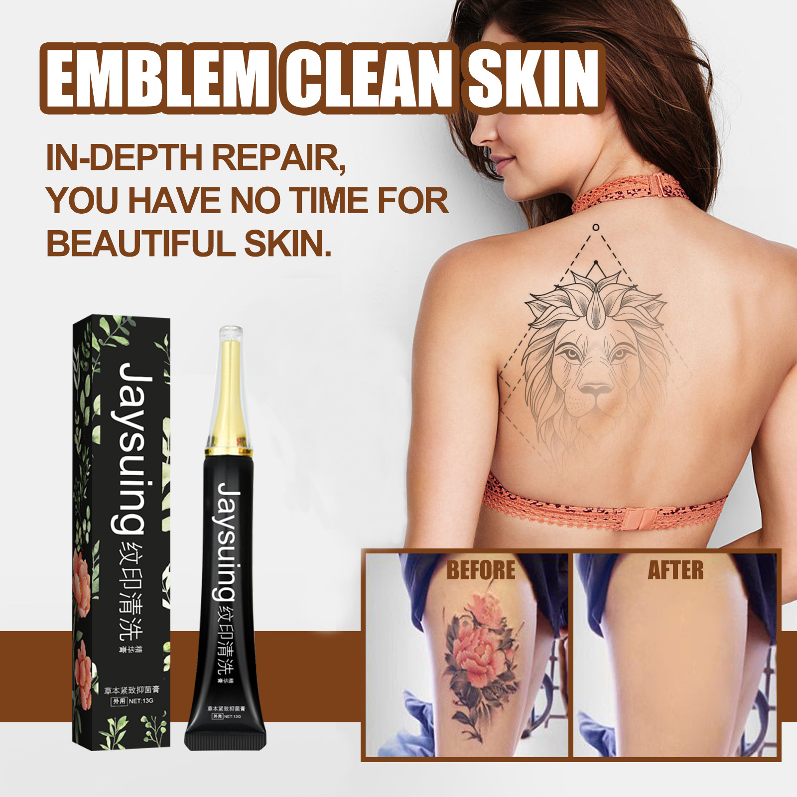13g Tattoo Removal Cream Safe Moisturize Skin Tattoos Remover Gel No Need  For Pain Fruugo IL | 13g Tattoo Removal Cream Safe Moisturize Skin Tattoos  Remover Gel No Need For Pain Removal