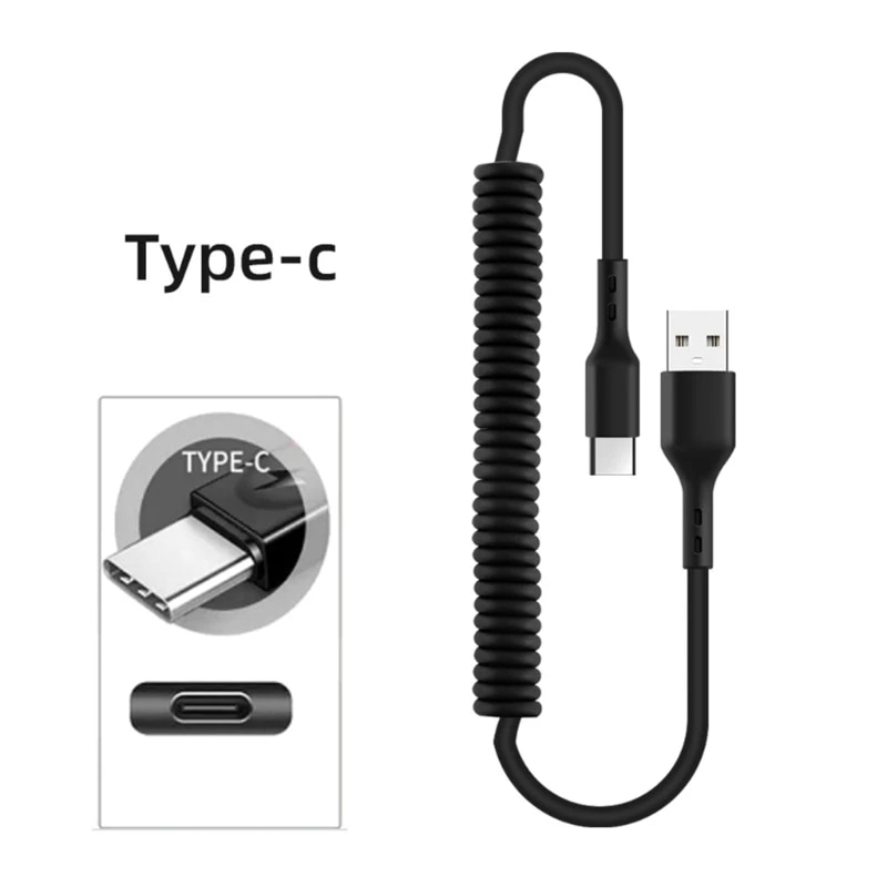 Curly%20USB%20A%20to%20USB%20C%20Fast%20Cord%205A%20Spring%20USB%20C%20Cable%20Home,Travel%20Car%20Spring%20Fast%20Charging%20Cable%20Accessories%20P9JD%20-%20Image%204