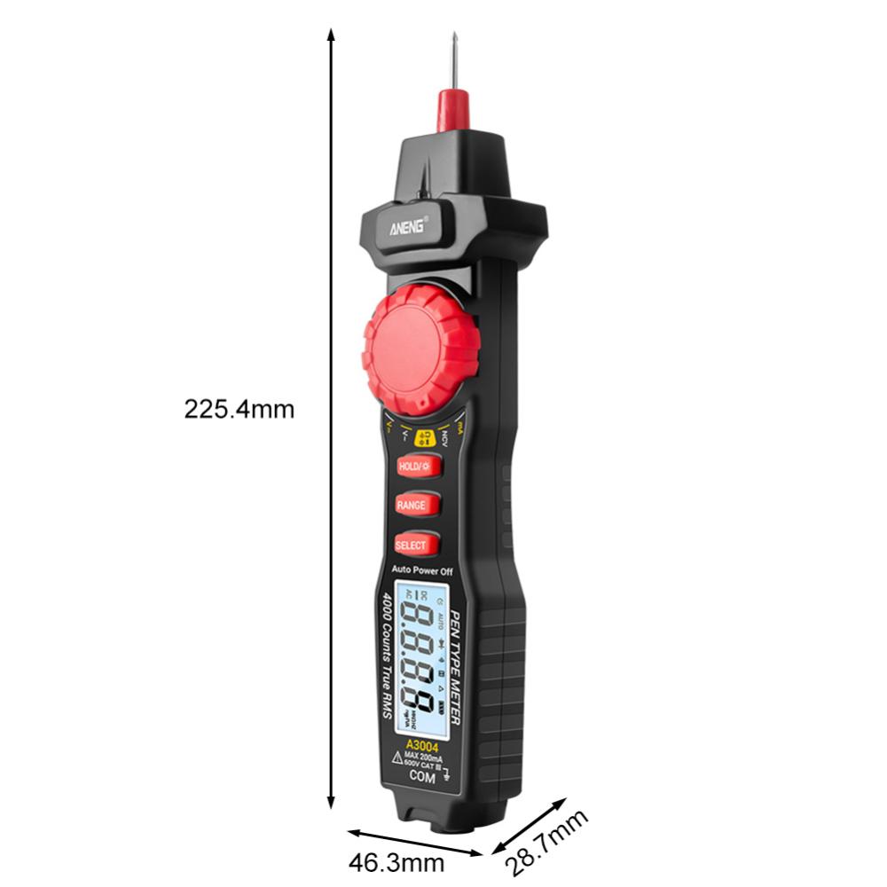 【ANENG】ANENG A3004 Pen Type Digital Multimeter LCD 4000 Counts Auto Range Tester
