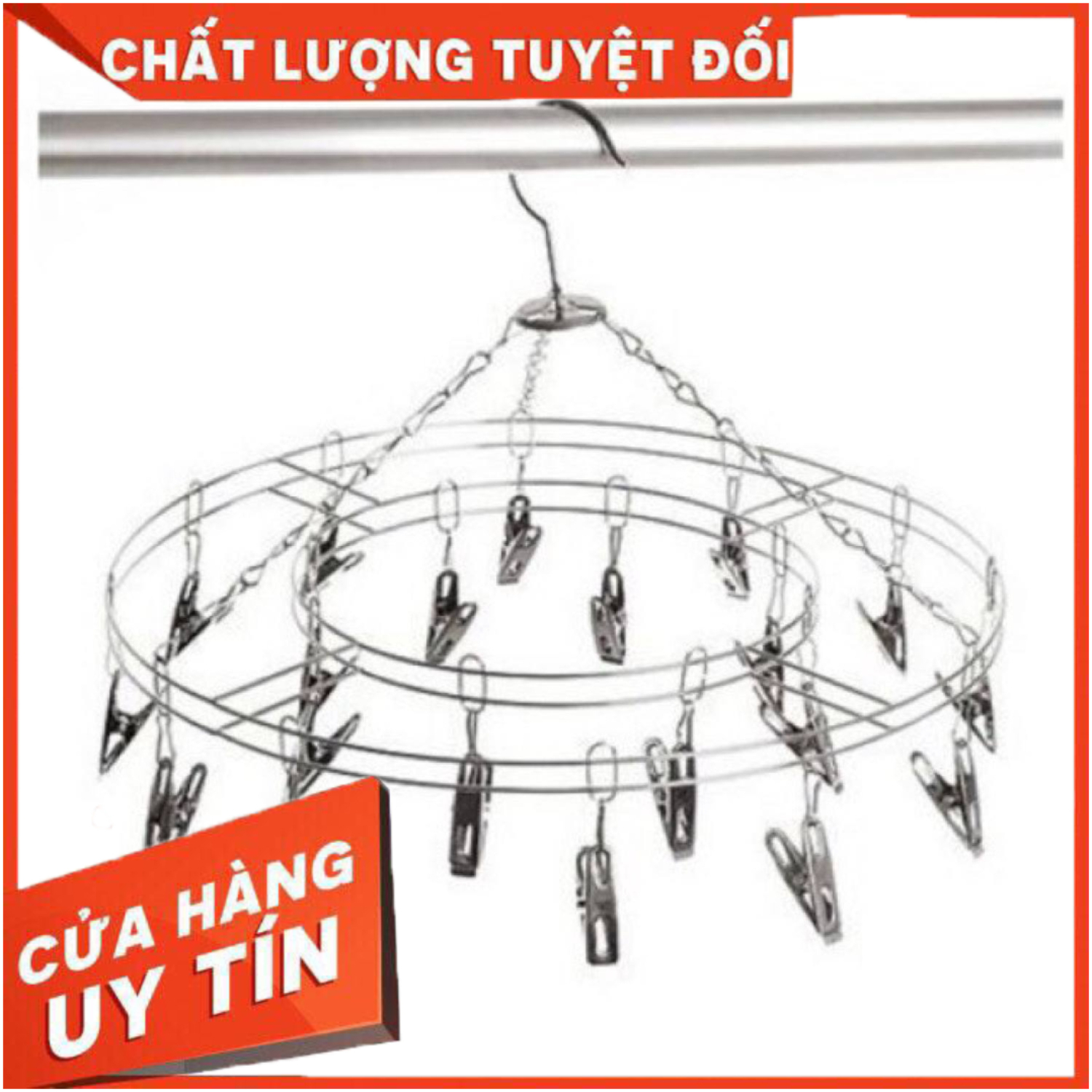 Móc tròn treo quần áo cho bé