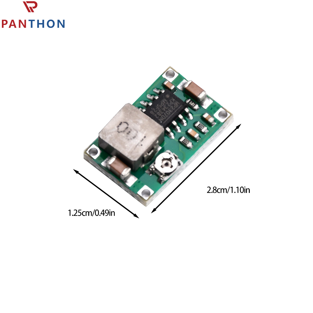 【💕Ready Stock🎉】PANTHON 3A DC-DC MINI360 step-down conversion module step-down board adjustable output green