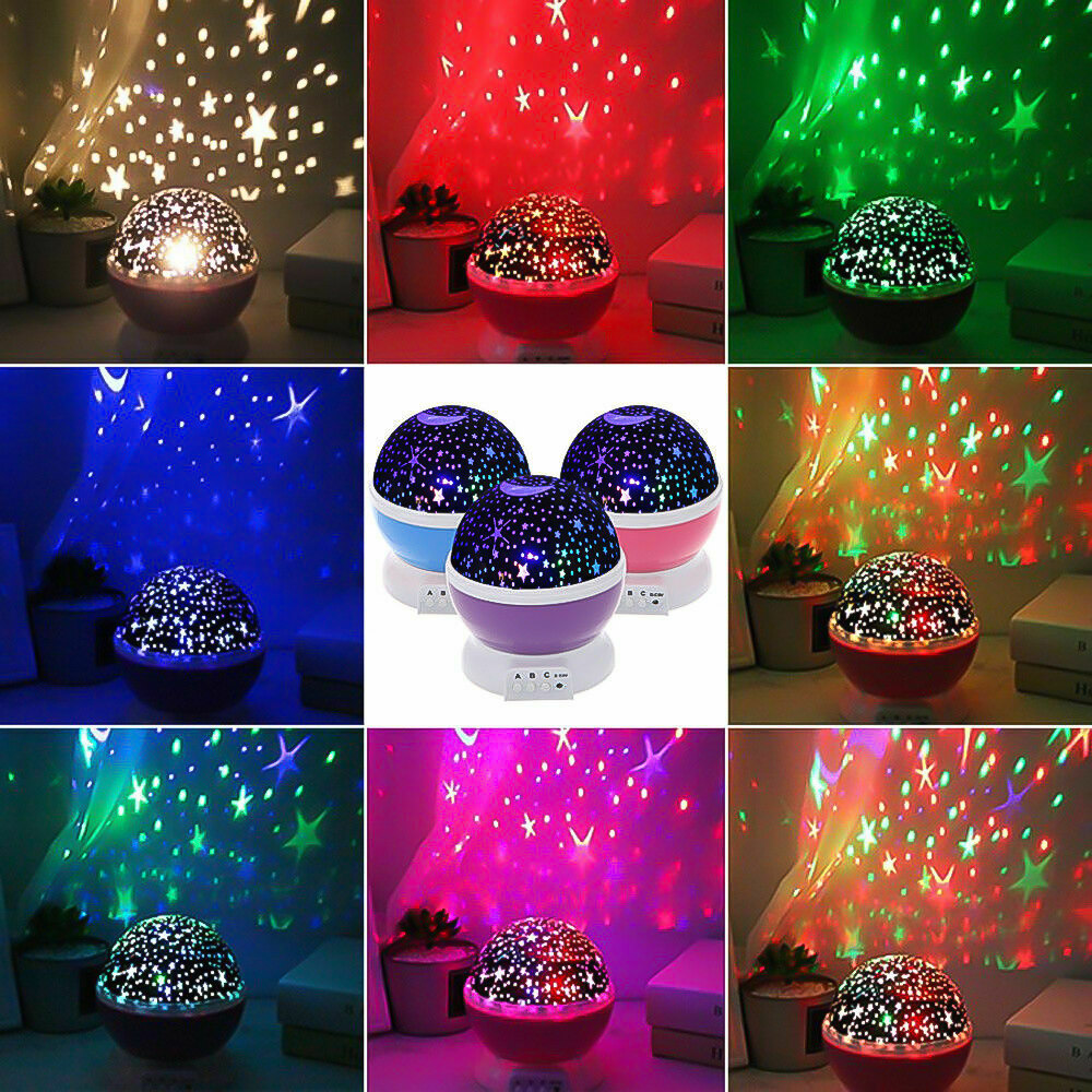 Vivalux hàng có sẵn đèn led xoay máy chiếu vũ trụ đầy màu sắc giấc mơ lãng - ảnh sản phẩm 7