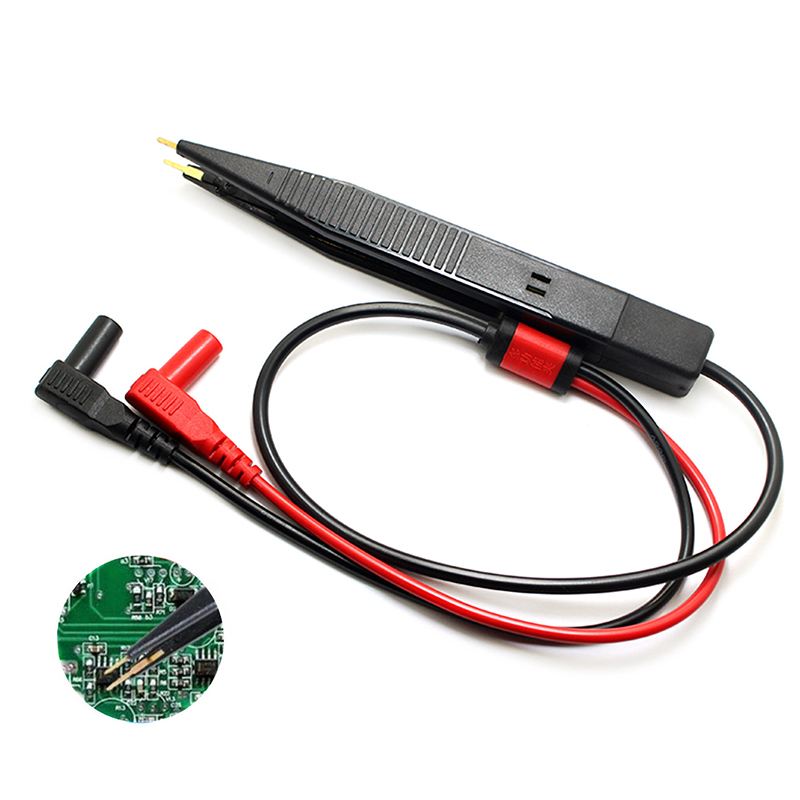 Jx Multimeter Cable Set Banana Plug To Dual Hook Clip Alligator Clip Test Probe Cable Multimeter Smd Pen Clip. 