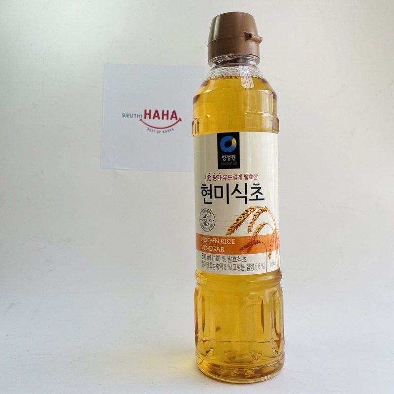 [Bán chạy #1] Giấm gạo lứt Hàn Quốc 500ml DAESANG BROWN RICE VINEGAR