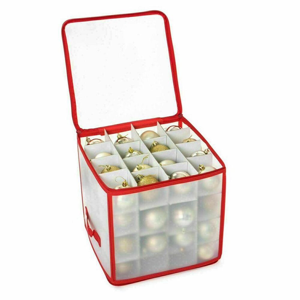 Baubles Storage Box Christmas Balls Storage Xmas Tree Decorations Organizer Bauble Storage Divider Toys Storage Box Easy to Use.