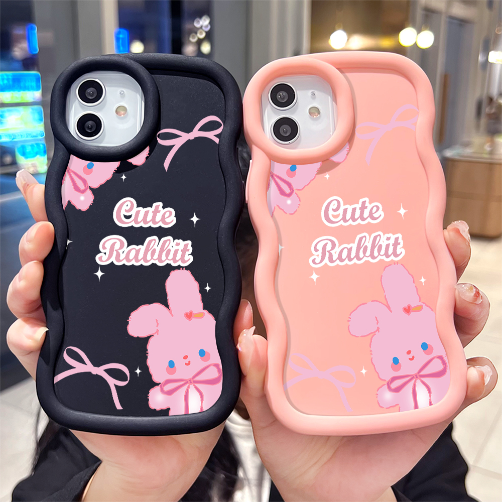 UCUC%20for%20Infinix%20Note%2030%2040%20Pro+%20Hot%2040i%20Smart%207%208%20Plus%20Smart%205%206%20Spark%2020C%20GO%202024%202023%20Zero%2030%204G%20Back%20Cover%20Pink%20Plush%20Rabbit%20Creative%20Candy%20Color%20Wave%20Silicon%20Phone%20Protective%20Case%20-%20Image%205