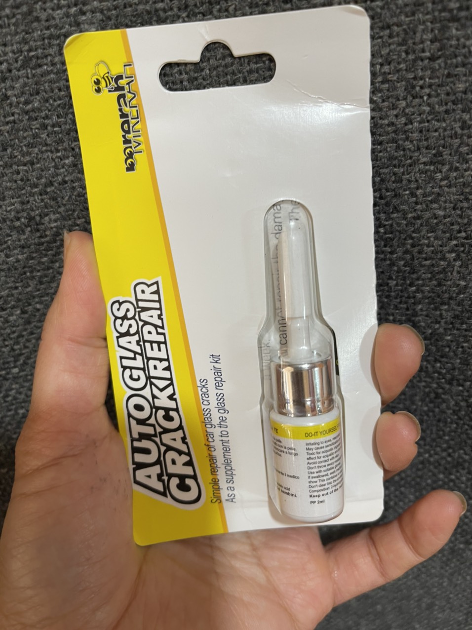 Bộ dụng cụ hàn kính, sửa chữa khắc phục kính lái ô tô bị nứt vỡ