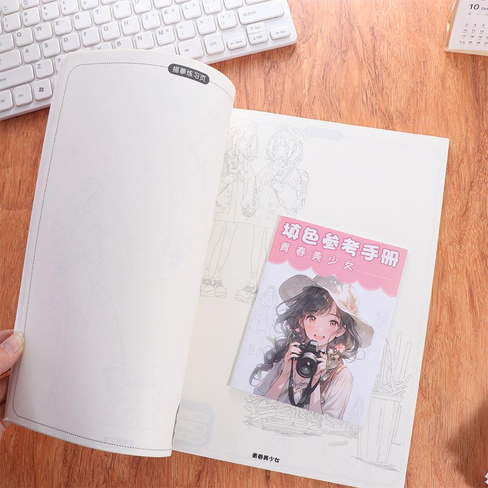 Novice Zero Basic Manga Sketching Tutorial Tracing Anime Sketch Comics ...