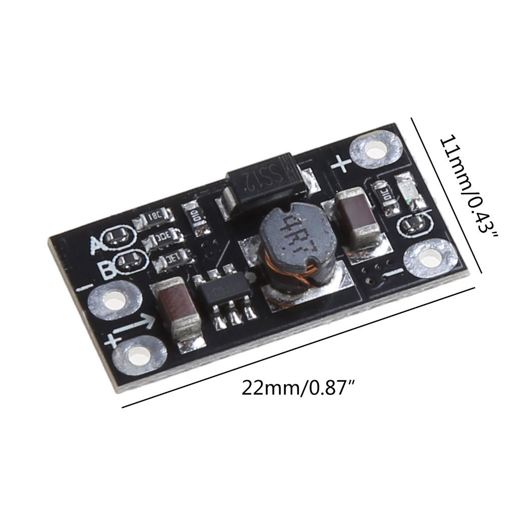 Lithium Li-Ion Bộ sạc pin mô-đun Boost 3.7V đến 12V có thể điều chỉnh DC-DC đẩy mạnh mô-đun điều chỉnh 5V/8V/9V đèn báo LED