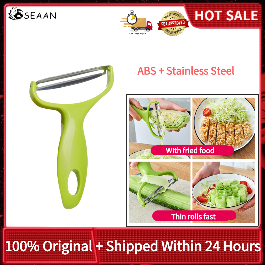 【Ready Stock】Vegetable Cutter Cabbage Slicer Vegetables Graters Cabbage Shredder Fruit Peeler Knife Potato Zesters Cutter Kitchen Gadgets