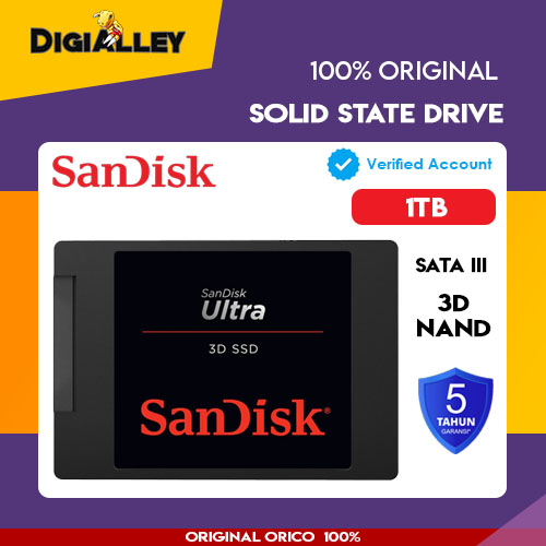 SSD SanDisk SATA III inch 3D NAND 1TB Ultra Solid State Drive
