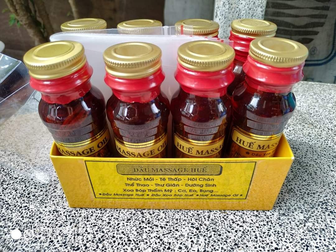 Combo 3 chai Dầu xoa bóp Huế CAO CẤP