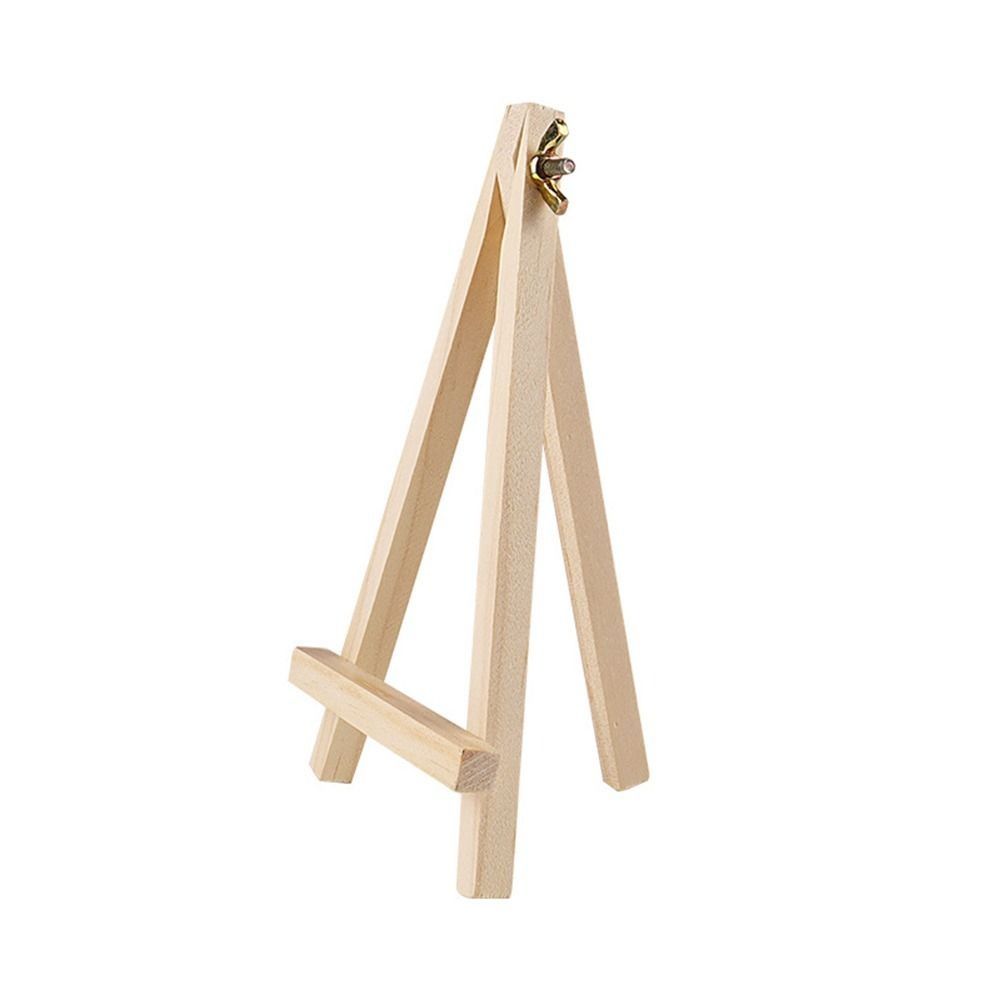 Stand Painting & Sketch Wood Mini Easel Small Foldable Triangle Display Stand Portable Desk Stand Tripod Artist. 