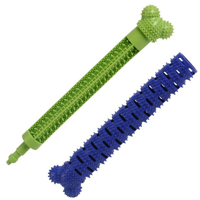 Pet teething stick Detachable bone simulation dog chewing training tooth cleaning toothbrush toy