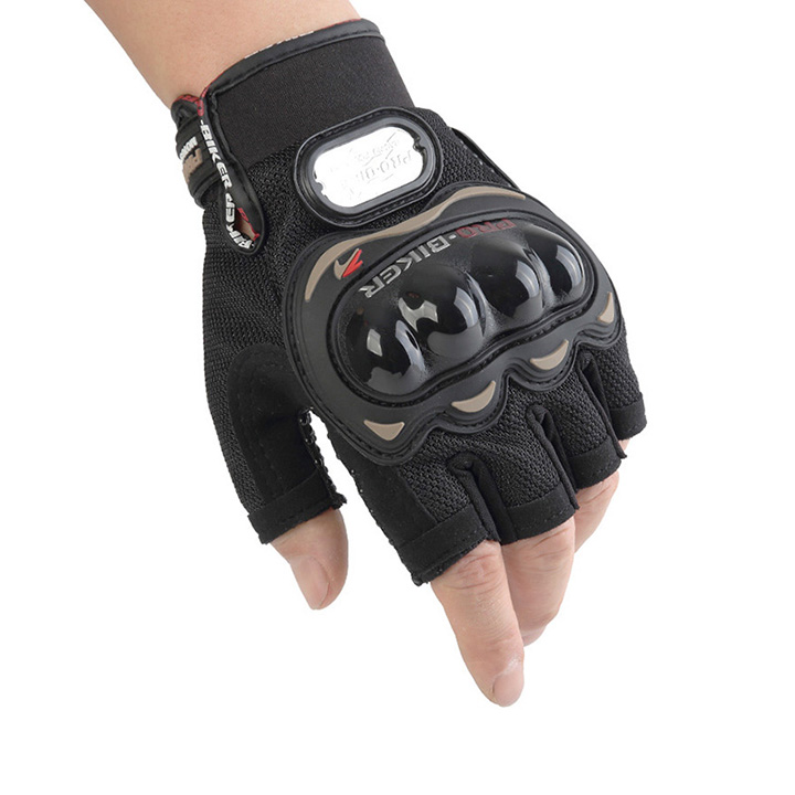 [HCM]Găng Tay Pro Biker Hở Ngón Đi Phượt [ 1 Đôi ]