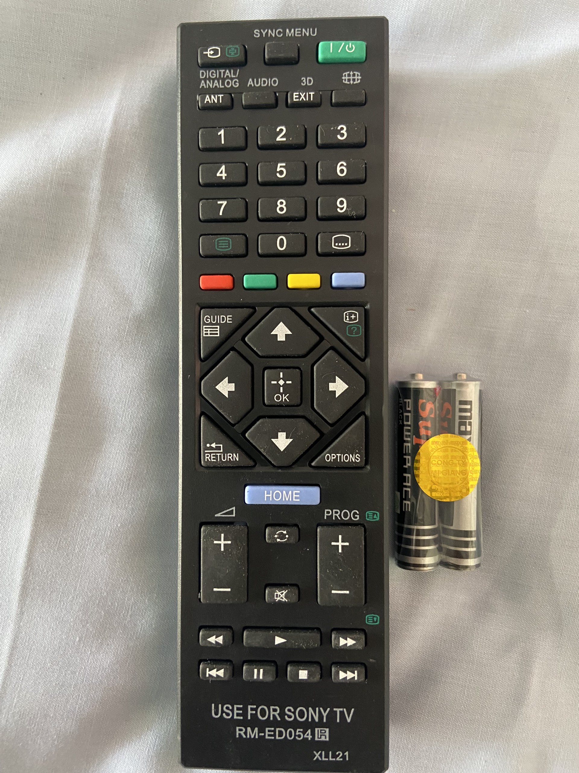 Remote tivi sony không smart . tặng kèm pin