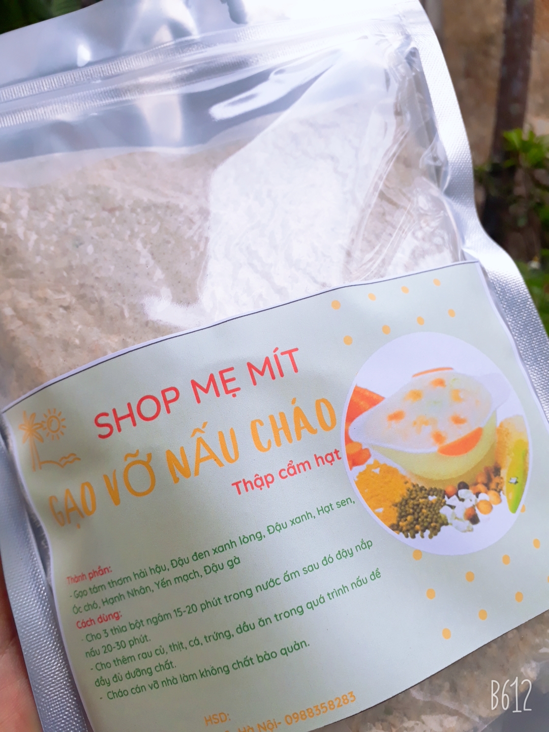 Gạo vỡ nấu cháo cho bé ( thập cẩm hạt 500g)
