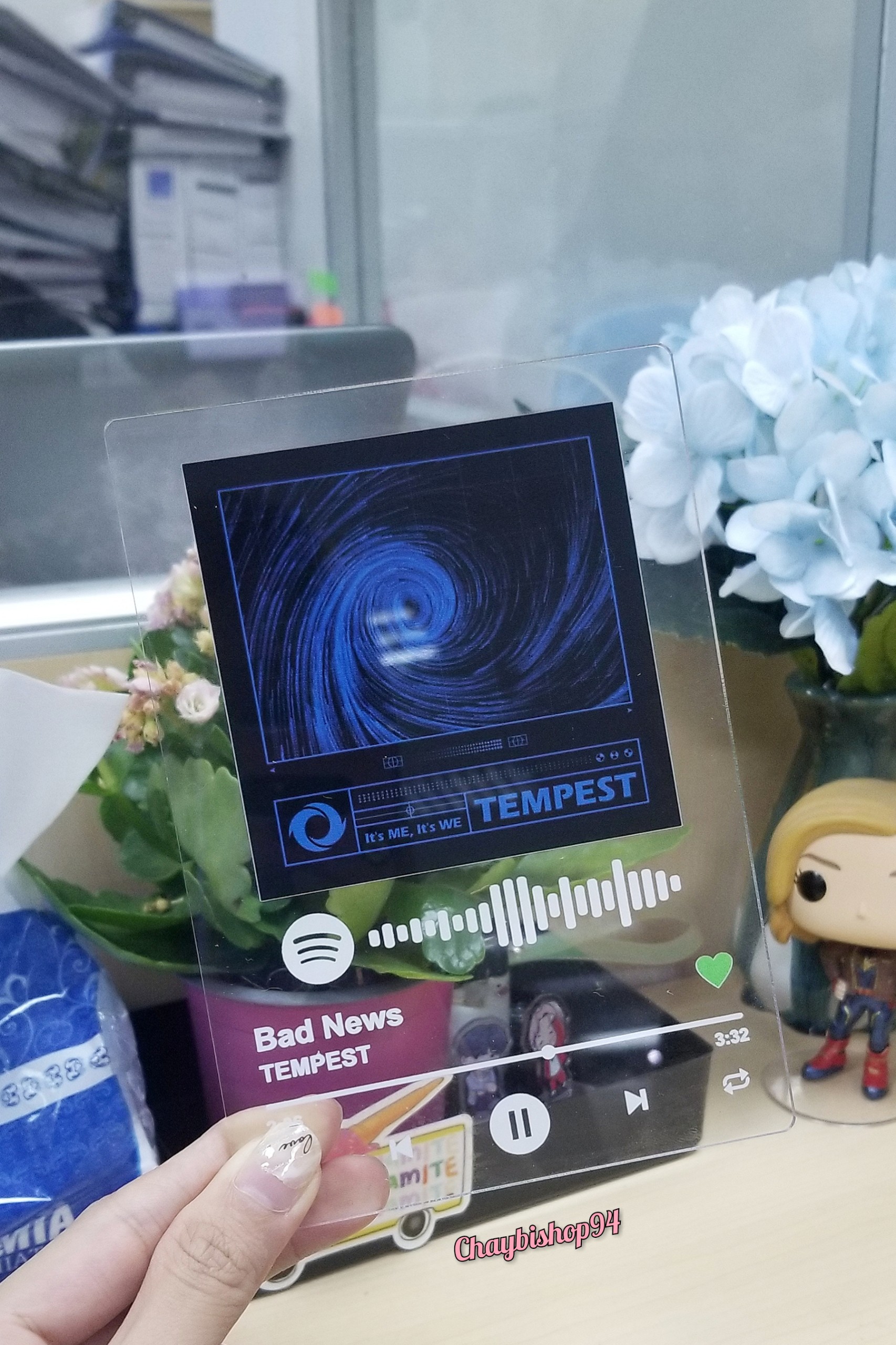 Khung ảnh spotify TEMPEST (Khung ảnh trang trí Tempest)
